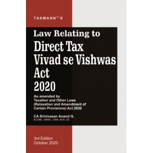 Taxmann's Law Relating to Direct Tax Vivad se Vishwas Act 2020 by CA. Srinivasan Anand G.
